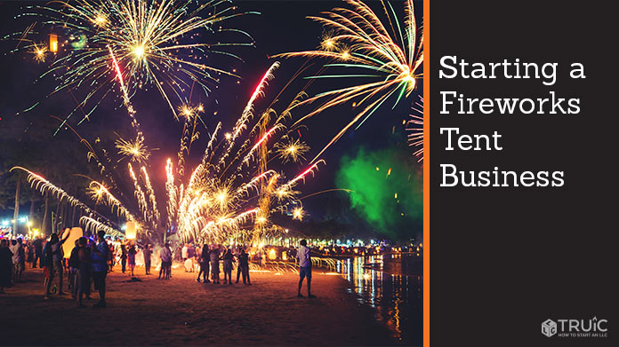 Fireworks Tent Business Image
