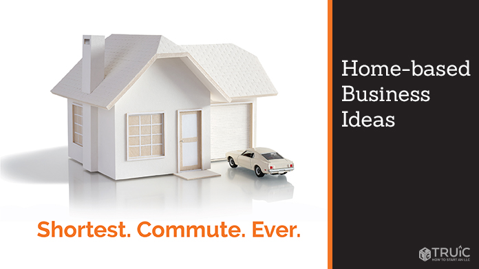 White model house with white toy car parked in driveway with the caption "Shortest Commute Ever."