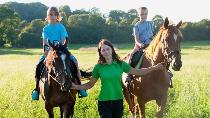 Horseback Riding Lessons Business Image
