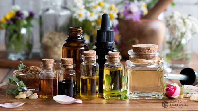 Aromatherapy oil bottoms