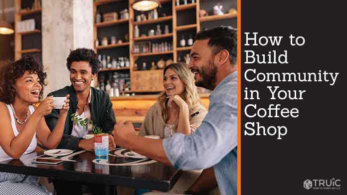 a community of people in a coffee shop