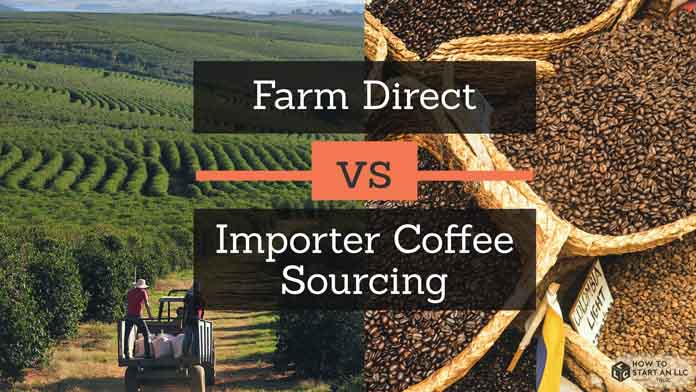 coffee farm and coffee beans