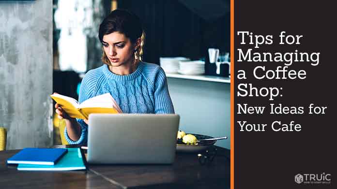 coffee shop owner refining her management skills for her cafe