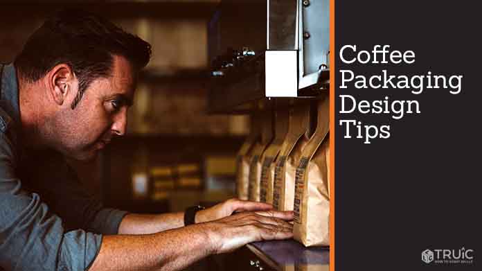 coffee owner figuring out the packaging design for his coffee products