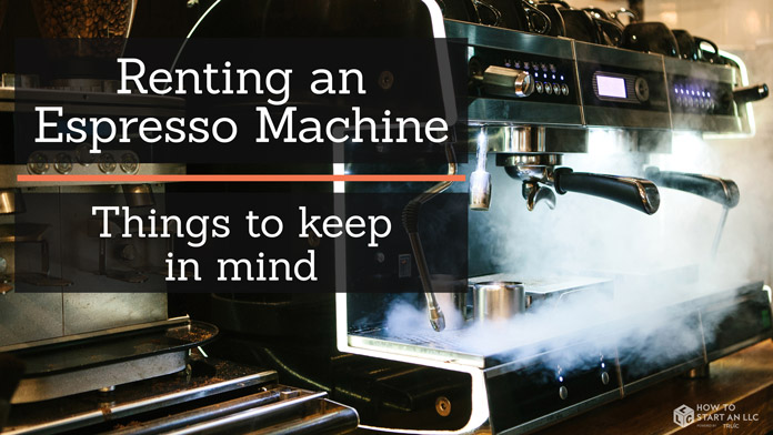 Espresso machines available to rent