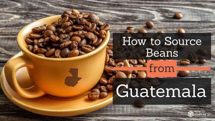 coffee beans sourced from Guatemala