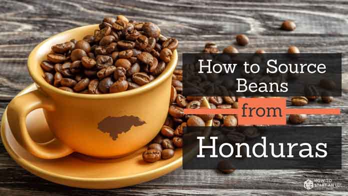 coffee beans sourced from Honduras